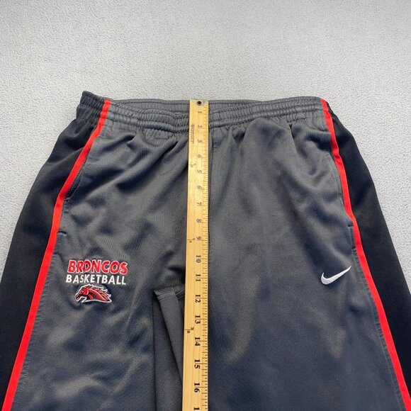 Nike Dry Fit Mens Sweat Pants Broncos Basketball - Black Size Large,Drawstring - Picture 5 of 13